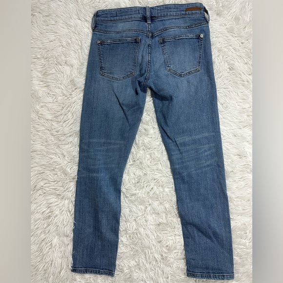 Anthropologie Pilco And The Letter Press Blue Skinny Jeans Women’s Size 28x27 - Picture 2 of 6